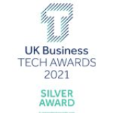 The uk business tech awards logo.