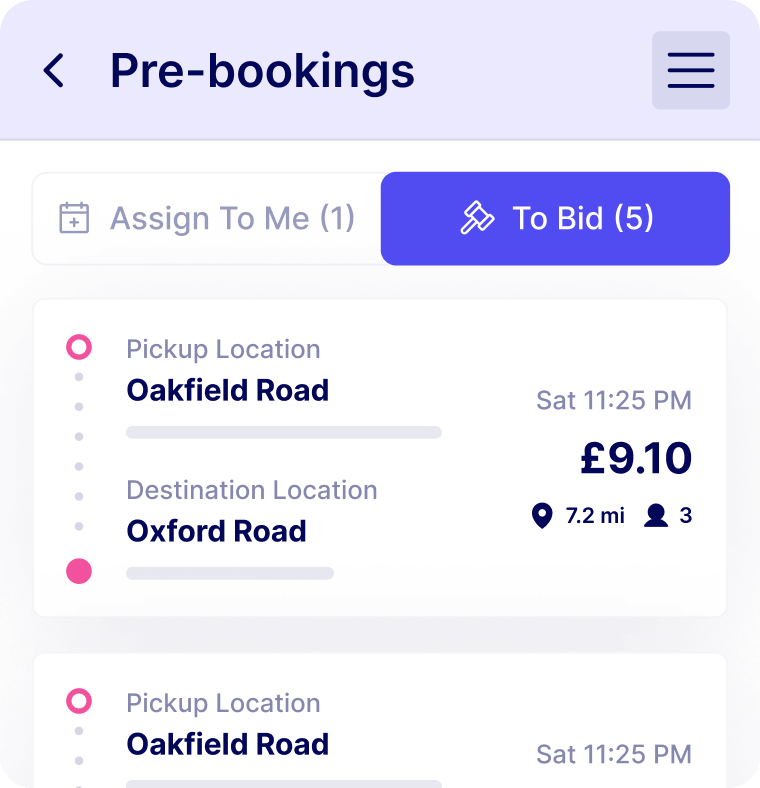 A screen shot of a cell phone showing the pricing for a trip.